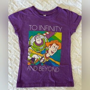 Disney Purple Buzz and Woody Kids T-Shirt